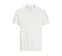 JACK & JONES Jjhill Knit Split Neck, Cloud Dancer, M