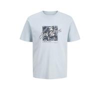 JACK & JONES Jjhonolulu Shape tee SS Crew Neck Pls, Azul Celestial, 5XL Hombres
