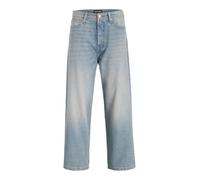 Azul Hombres Cotton/Recycled/Cotton Jjialex Jjcrew Sq 071 Noos Vaqueros De Corte Baggy 33/30 EU