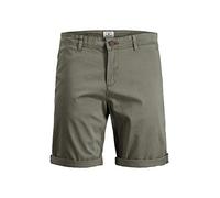 JACK & JONES Jjibowie Jjshorts Solid Sa Sn Bermudas, Dusty Olive, S para Hombre