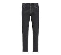 JACK & JONES JJICHRIS Jjoriginal SQ 737 Jeans, Black Denim, 33W / 32L para Hombre