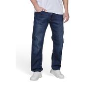 JACK & JONES JJICLARK - Pantalones vaqueros para hombre, elásticos, largos, corte recto, color azul y negro, talla 30, 31, 32, 33, 34, 36, 38, Black/Blue (Cb146), 36W / 32L