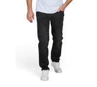 JACK & JONES JJICLARK - Pantalones vaqueros para hombre, elásticos, largos, corte recto, color azul y negro, talla 30, 31, 32, 33, 34, 36, 38, Negro (Cb 137), 34W / 32L