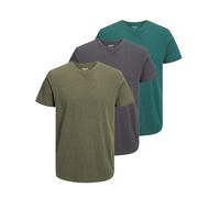 JACK & JONES JJIGLENN JJFELIX AM 066 LID Slim Fit Jeans, Verde Dusty Olive/Dgm/Storm Mel, XL