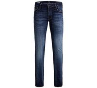 JACK & JONES Jjiglenn Jjicon JJ 057 50sps Noos, Vaqueros Slim Hombre, Azul (Blue Denim), W33/L34 (Talla del Fabricante: 33)