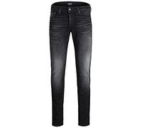 JACK & JONES Jjiglenn Jjicon JJ 557 50Sps Vaqueros, Negro (Black Denim), 28W / 32L para Hombre