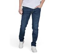 JACK & JONES JJIGLENN - Pantalones vaqueros elásticos para hombre, ajustados, color azul y negro, talla 30, 31, 32, 33, 34, 36, 38, Azul Denim (Cb 142), 32W / 34L