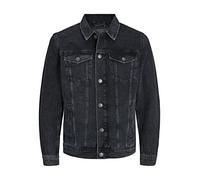 JACK&JONES JJIJEAN JJJACKET MF 255 Noos Chaqueta, Black Denim, M de los Hombres