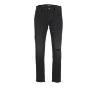 JACK & JONES Jjiliam Jjoriginal Sq 014 Jeans, Black Denim, 28W / 30L Hombres