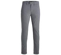 JACK & JONES Jjimarco Jjconnor AKM 909 Grey Mel Noos Pantalón, Gris (Gris Melange Gris Melange), W27 / L30 (tamaño del Fabricante: 27) para Hombre