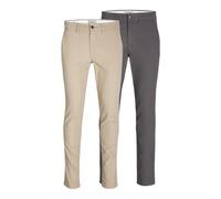 Jack & Jones Jjimarco Jjdave Sa - Paquete de 2 Pantalones para Hombre, Vajilla, 33W/30L