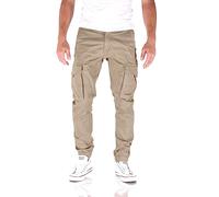 JACK & JONES Jjipaul Jjflake Akm 542 Crockery Pantalón Cargo, Hombre, Beige, 30W / 30L