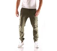 JACK & JONES Jjipaul Jjflake Akm 542 Olive Night Pantalón Cargo, Hombre, Verde Oscuro, 27W / 32L