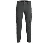 JACK & JONES Jjipaul Jjflake Cargo Pant , Hombre, Gris Basalto, 30W / 32L
