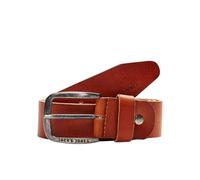 JACK & JONES JJIPAUL JJLEATHER BELT NOOS, Cinturón Hombre, Marrón (Mocha Bisque), 95 cm (Talla del fabricante: 95)