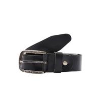 JACK & JONES JJIPAUL JJLEATHER BELT NOOS, Cinturón Hombre, Negro (Black), 85 cm