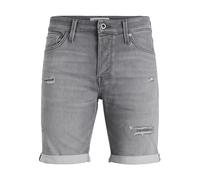 JACK & JONES Jjirick Jjicon GE 380 I.k Sn-Pantalones Cortos, Grey Denim, L para Hombre