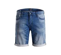 JACK & JONES Jjirick Jjicon Shorts GE 851 I.k. STS Pantalones Cortos, Azul (Blue Denim Blue Denim), 56 (Talla del Fabricante: X-Large) para Hombre