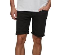 JACK & JONES JJIRICK - Pantalones cortos para hombre, elásticos, estilo bermuda, corte regular, para verano, de denim, color sólido, color: negro, azul, talla: S, M, L, XL, XXL, M