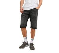 JACK&JONES JJISCALE JJLONG GE 607 I.K SN - Pantalones Cortos para Hombre, Color Negro, Talla L