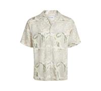 JACK & JONES Jjjeff Floral AOP Resort Shirt SS Camisa, Vajilla, M para Hombre