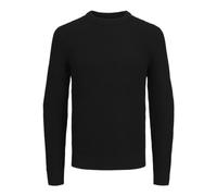 JACK & JONES Jjliam Knit Crew Neck Jersey de Punto, Negro, S para Hombre