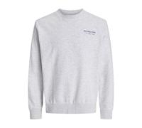 Sudadera jack and jones jjninety crew neck white melange hombre L