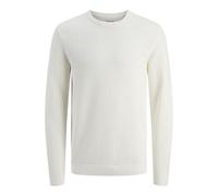JACK & JONES Jjotto Knit Crew Neck Aw25, Cloud Dancer, XL