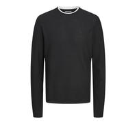 JACK & JONES Jjtwinn Knit Crew Neck Jersey de Punto, Negro, M para Hombre