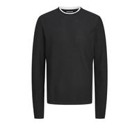 JACK & JONES Jjtwinn Knit Crew Neck Jersey de Punto, Negro, XL para Hombre