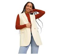 JACK & JONES JJXX Chaqueta Jxmary SL Sn Blazer para Mujer, Blanco Crudo, XL