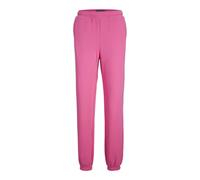 JACK & JONES JJXX Jxabbie HW Rel Every Brush Pants Noos, Pantalones de chándal Mujer, Carmine Rose/Print: Logotipo Magenta Jjxx, S