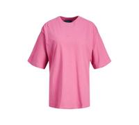 JJXX Jxandrea Ss Every Logo Camiseta Noos, Camiseta Mujer, Carmine Rose/Print: Logotipo Magenta Jjxx, L
