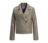 Jack & Jones Jjxx Jxgail Faux Leather Biker Jacket Noos Chaqueta de piel sintética, Mujer, Beige, M