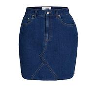 Jack & Jones JJXX Jxhazel Hw Rh Akm Denim Ln Pantalón Corto, Falda Mujer, Medium Blue Denim/Detalles: Akm2, S