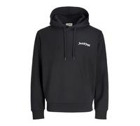 JACK & JONES JJYUKI - Sudadera con capucha para hombre, Negro , L