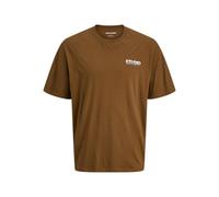 JACK & JONES Jjyuki tee SS Crew Neck BF, Monks Robe, XL