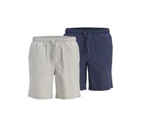 JACK & JONES Jogger Short MP 2pk Jpstjaiden Breeze-Pantalones Cortos para Trotar (2 Unidades), Cielo Capitán, S (Pack de 2) para Hombre