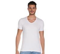 Jack & Jones Jones - Camiseta de manga corta con cuello pico para hombre, Blanco (Optical White), Small