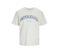 JACK & JONES Joralmeria Bold Branding tee SS Cn Pls, Blanco Envejecido., 6XL