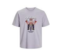 Jack & Jones Joranatomy Skull tee SS Crew Neck Sn, Cosmic Sky, XL