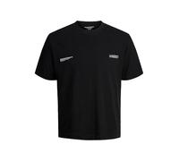 JACK & JONES Jorbillyburg Photo tee SS Crew Neck, Negro, M
