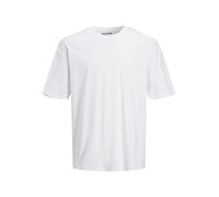 JACK & JONES Jorbrink tee SS Crew Neck Noos Camiseta, Blanco/Ajuste: Caja, S para Hombre