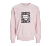 JACK & JONES Jorbushwick Box Sweat Crew Neck Sudadera, Fairy Tale, S para Hombre