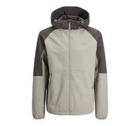 Jack & Jones JORBUSHWICK - Chaqueta para hombre, diseño de London Fog/detalles: bloqueo, M, London Fog/Detail:blocking, M