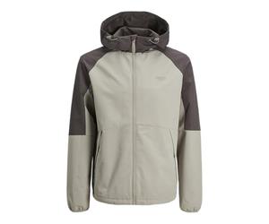 Jack & Jones JORBUSHWICK - Chaqueta para hombre, diseño de London Fog/detalles: bloqueo, M, London Fog/Detail:blocking, M