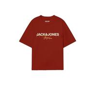 JACK & JONES Jorcanggu Camiseta SS Crew Neck FST para Hombre, Especias De Arabia, L