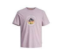 JACK & JONES JORCASEY tee SS Crew Neck, Lavender Frost, S