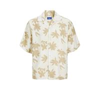 JACK & JONES JOREASTER Marshall AOP Camiseta SS, Crema de Mantequilla., XS