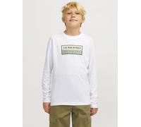 Jack & Jones Jorfrederiksberg Box Tee Ls C.N No Jnr 10A Blanco